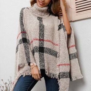 Turtleneck Poncho